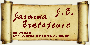 Jasmina Bratojević vizit kartica